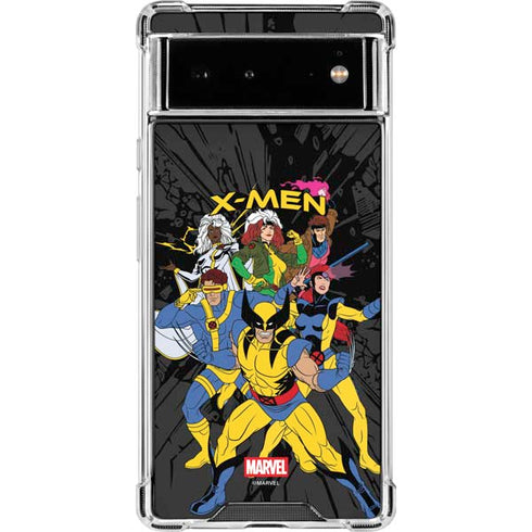 Marvel X-Men Group Google Pixel 6 Clear Case